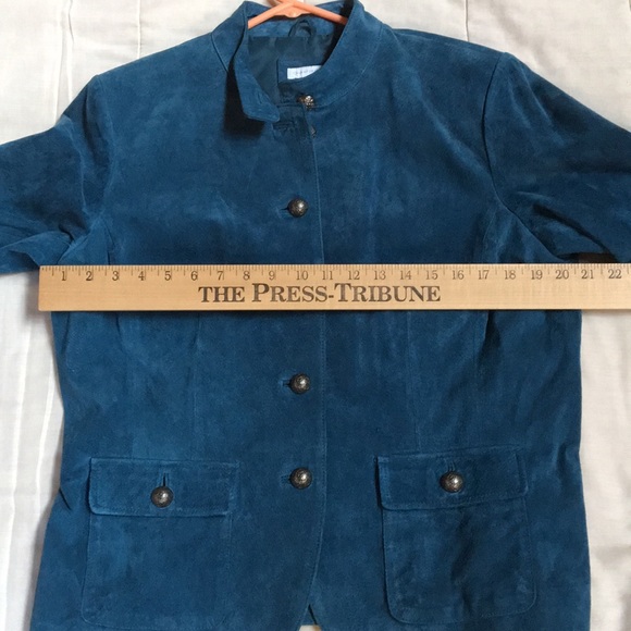 Blue suede jacket: Charter Club - Picture 8 of 8